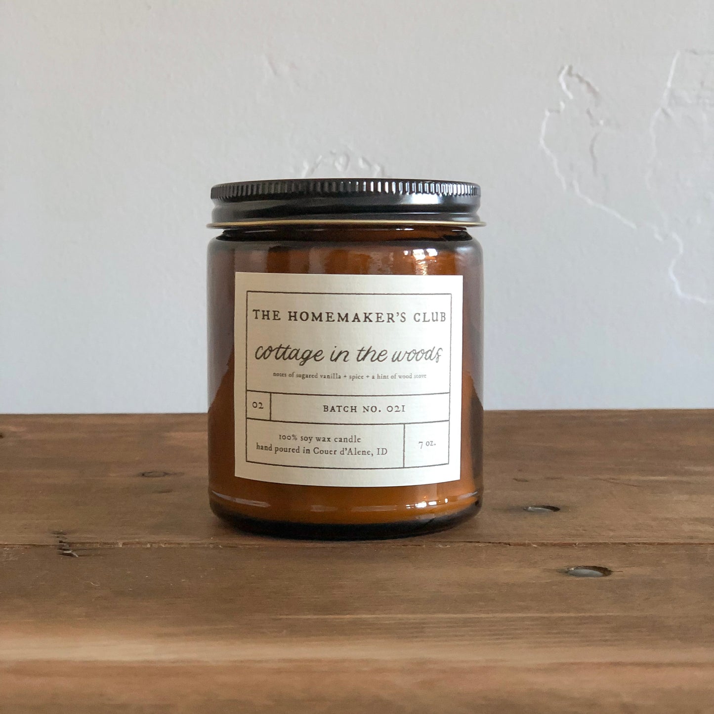 Homemaker's Club Signature Candle Apothecary Label