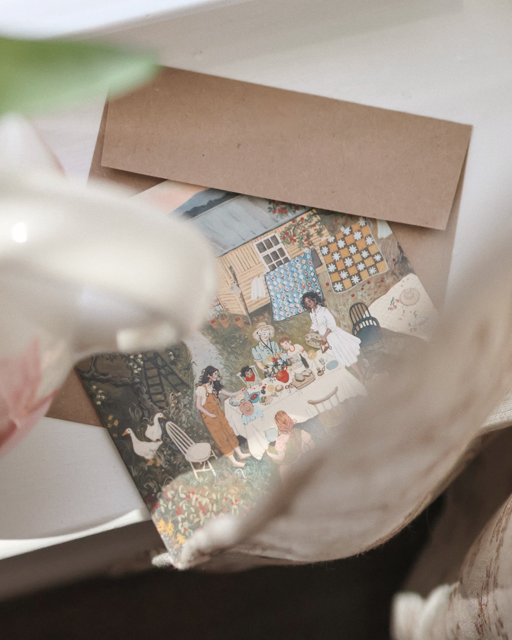 September Harvest greeting card by Loré Pemberton