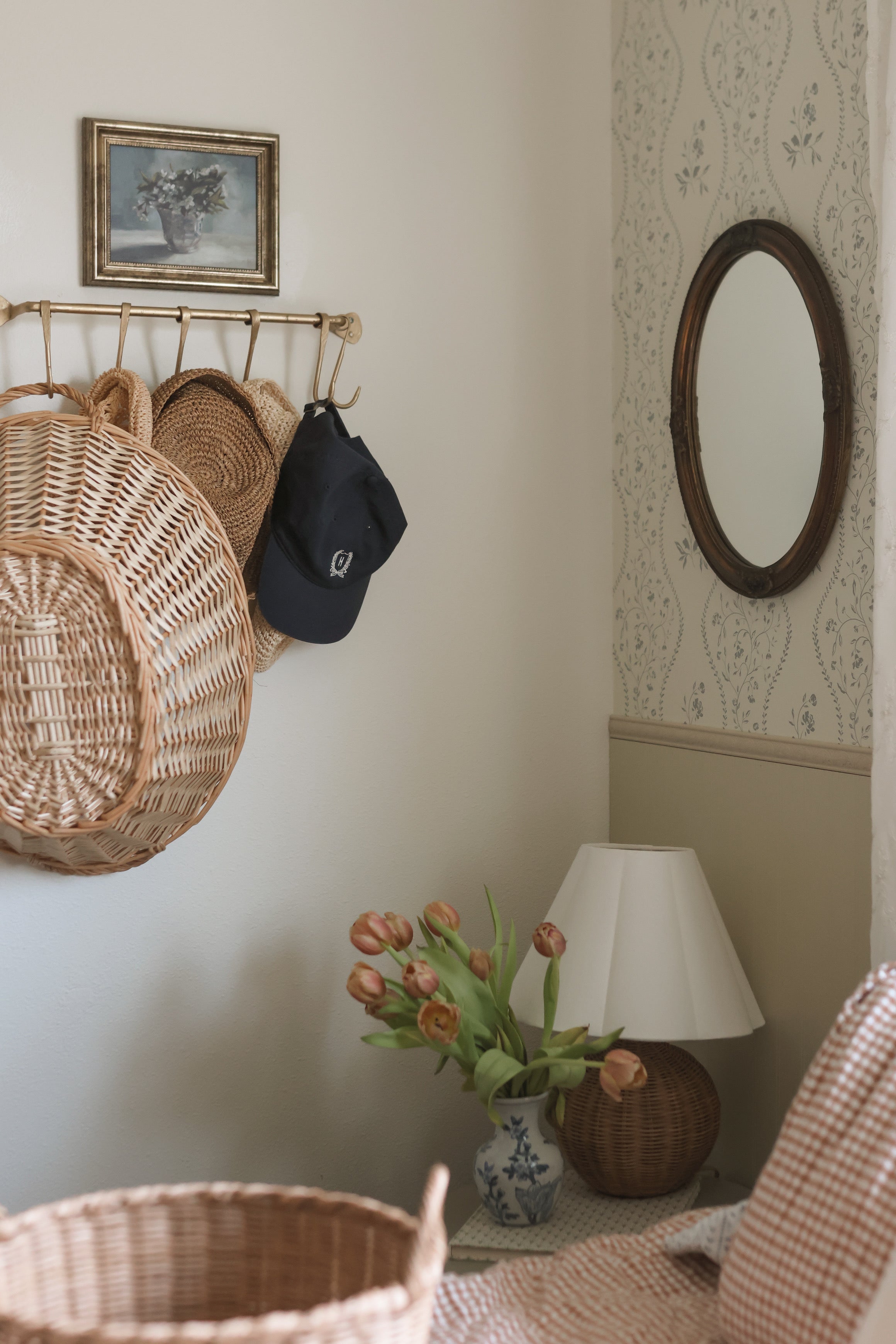 The Everyday Cap, a navy embroidered cotton dad cap from The Homemaker's Club