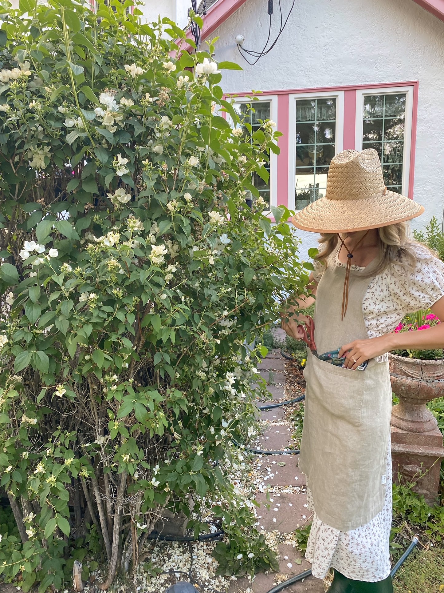 Linen Pinafore Apron