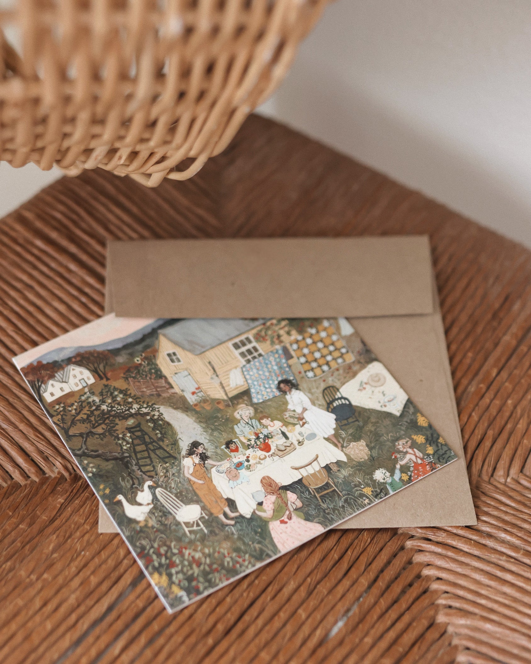 September Harvest greeting card by Loré Pemberton